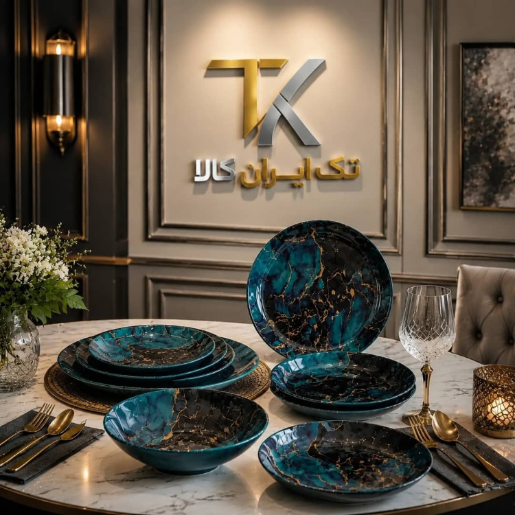 سرویس 6 نفره 25 پارچه طرح کلارا ارکوفام
